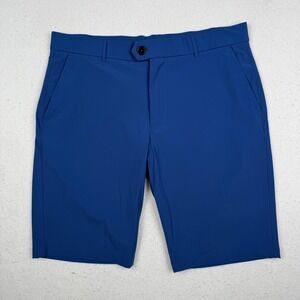 Greyson Shorts Mens 34 Blue Chino Golf Performance Stretch 10 Inseam Casual